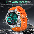LIGE Bluetooth Call Smart Watch Men Full Touch Screen Sports Fitness Watch IP68 Waterproof for Android iOS + Box. 