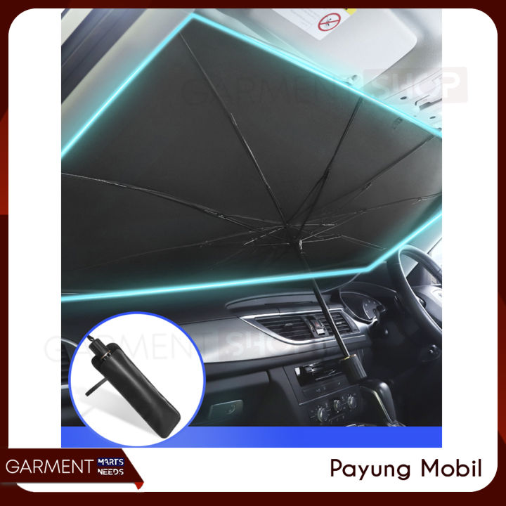 Penutup Kaca Mobil Depan Penahan Panas Model Payung Cover Mobil Kaca