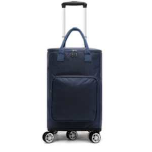 SG【Stock】Retractable Folding Shopping Luggage Trolley Elderly Shopping Cart Universal Wheel Portable Shopping Cart Portable Troll