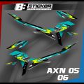 BBSticker Demak BISA HOLOGRAM Stiker Striping Aerox 155 NEW Motif Racing Axn 5. 