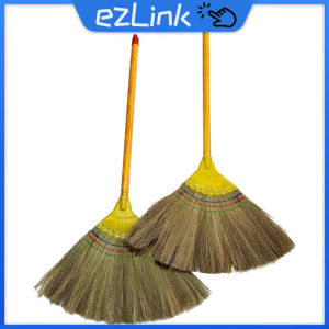 8 Nails Soft Broom Double Sewing Walis Tambo Kahoy For School Factory Sweeping The Floor