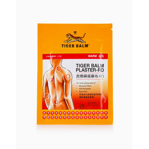 Tiger Balm Warm/ Cool Plaster Small 2s for Muscle Soothing Relief Stretchable Plaster