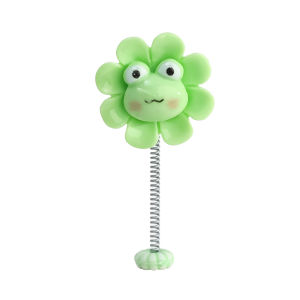 1/5PCS Cartoon Shaking Head Animal Flower Car Ornament Auto Accessories Creative Shaking Chick Panda Frog Toy Cute Funny Swing Flower Car Center Console Rearview Mirror Decor