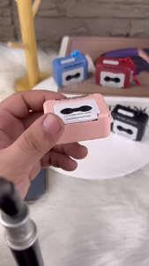 Couples Keychain Small Voice Recorder Keychain Key Holder Bag Charm for Women Men Girl Backpacks Charm Key Accessory