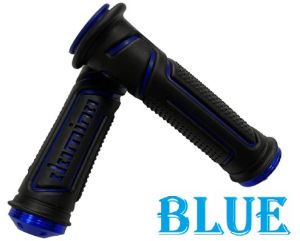 HONDA AirBlade 150 160 MOTORCYCLE DOMINO HANDLE GRIP SMOOTH RUBBER WITH ALLOY BAR END UNIVERSAL ACCESSORIES