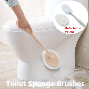 Bathtub Cleaning Brush Handheld Toilet Brushes Floor Ceramic Tile Cleaner Bathroom Brush Cleaning Tools Sponge Brush