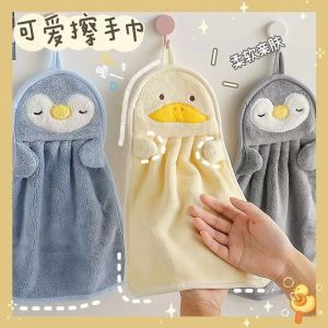 Cute Penguin Small Handkerchief Towel Baby Mouth Towel Cartoon Comfortable Face Wash Family Kids Cotton Wiping