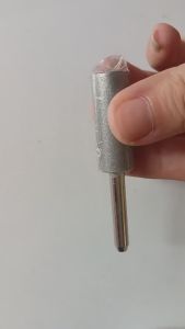 Hanson8 16-25mm Grit 600 # Cylinder Grinding Head Rotary Bit Fine Sand Polishing Rod Jade Carving Burrs Y5R7K