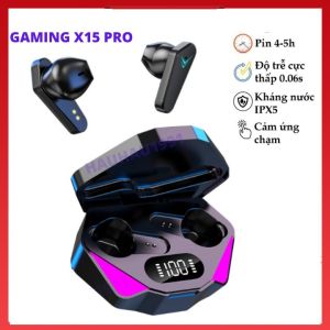 Tai Nghe Chơi Game X15 Pro Tai Nghe HIFI Bluetooth 5.2 9D Chống Nước TWS X15 - X15PRO Độ Trễ Thấp Có Micro Bass Âm Thanh Nổi 3D