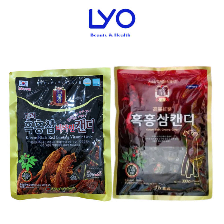 Kẹo ngậm hắc sâm Korean Black Ginseng Candy 300g