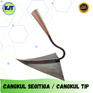 cangkul tipsegitiga pembuat bedengan / cangkul cadong gali tanah weeding garu penyiangan gulma