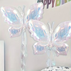 Large Butterfly Foil Balloons Gradient Butterfly Balloons Birthday Party Wedding Decorations Baby Shower Globos Kids Toys
