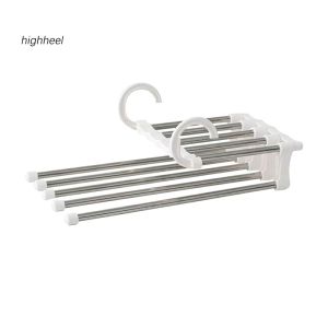 🔥 Multifunctional Hanger Folding Storage for Pants Towel Scarf Etc./ Stainless Steel Folding Rack/ Magic Decent Organized Hanger for Pants Clothes Towels/ Multi-function hanger perfect for pants scarf belt jewelry and other clothing accessories