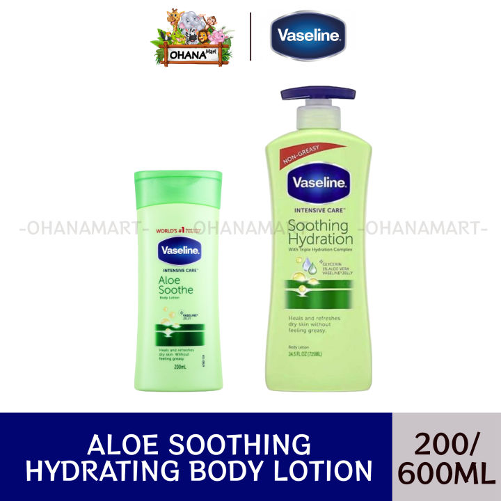VASELINE® INTENSIVE CARE™ Aloe Soothe Non-Greasy Lotion - with or ...