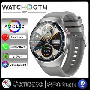 2024ใหม่ GPS Smart Watch ผู้ชายสำหรับหัวเว่ย GT4 Pro AMOLED หน้าจออัตราการเต้นหัวใจบลูทูธ NFC IP68กันน้ำกีฬาดูสมาร์ท
