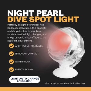 Aquarium Spot Light Night Pearl Dive Spot Light Aquarium Light With Suction Cup And Cable