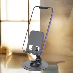 godessing 360 Degree Rotating Mobile Phone Tablet Stand Lazy Portable Foldable Phone Holder Bracket For Live See A Movie Desk Support