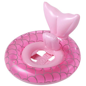 Inflatable Mermaid Swimming Ring Mermaid Baby Seat Swim Children Floating Mermaid Kids Swim