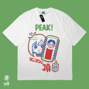 T-Shirt Momo Okarun Can Peak Dandadan Anime Manga Wibu Jepang Kaos Cotton Combed 24s DJA Cloth