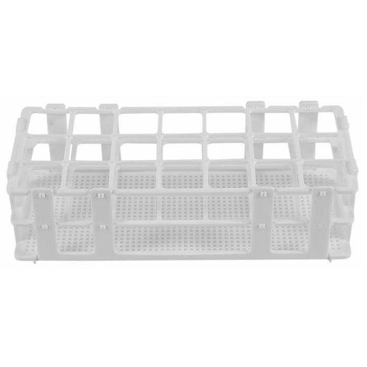Antrader Plastic Test Tube Rack For 30mm Tubes,21 Holes Lab Test Tube