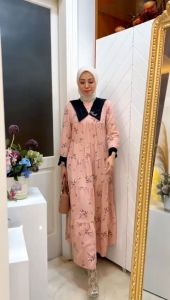 Gamis Dress Wanita Terbaru Fleura Dress by mdly