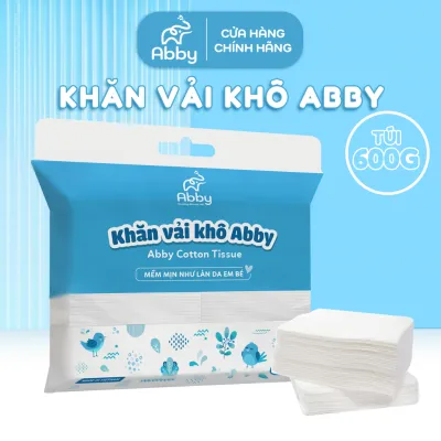Khăn Vải Khô Abby Đa Năng 600G Vải Không Dệt Không Sơ Vải An Toàn TIện Lợi Cho Bé Và Cả GIa Đình