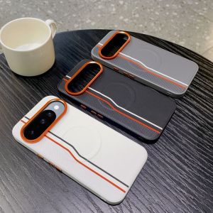 Case For Google Pixel 11 Pro XL Case Luxury PU Wireless Charging Protective Back Cover For Pixel 11 Pro Shell Funda