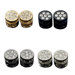 10Pieces Adjustable Cord Stoppers for Clothing and Accessories Metal Spring Cord Locks for Drawstrings Sweatpants