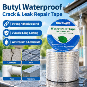 Butyl Waterproof Tape Durable Leak Sealing Crack Fix Flexible Repair Easy Application