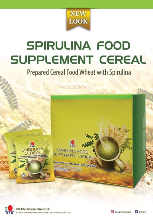 DXN SPIRULINA CEREAL 30 SACHETS