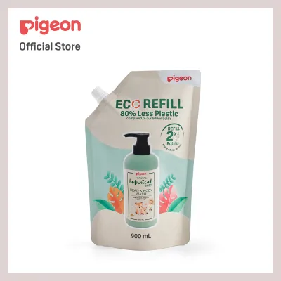 Pigeon Natural Botanical Baby Head & Body Wash Refill 900ml
