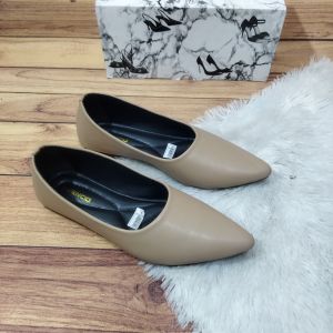 EVENCIO Sepatu wanita Sepatu Balet wanita RN01 - MOCCA
