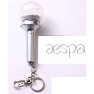 HOT Kpop ATEEZ LOGO  Light Stick Keychains HONGJOONG Yeo Sang SAN Creative Light Keyrings Blink Bag Pendant Key Tings Fans Collections Gifts