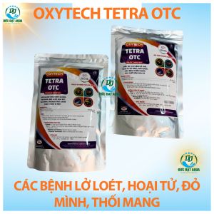 Tetra OTC đặc trị lở loét hoại tử đỏ mình thối mang nhiễm khuẩn cho cá cảnh cá koi thủy sản