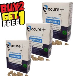 Buy 2 TAke 1 FREE "Acure Eye & Vision Support: Enhanced Formula for Clear Sight"
