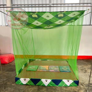 มุ้งต่อชาย 8ฟุต 6ฟุต กันยุงและแมลง เนื้อผ้าตาข่ายโปร่ง ส่งด่วนจากสกล
