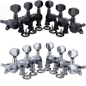 6pcs Right Locking Guitar String Tuning Pegs Machines Heads Tuners Tuning Keys Electric Guitar