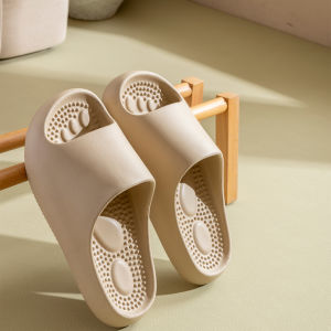 Free Shipping EVA Wedge Home Massage Slippers For Women Summer Indoor Comfortable Quiet Non-Slip Wear-Resistant Breathable Beach Sandals For Women