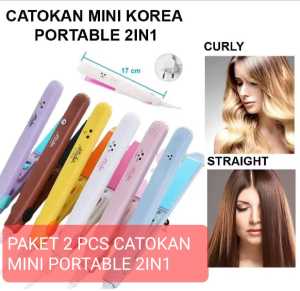 PROMO PAKET 2 PCS Catokan Travel Mini Make Time Rambut Cantik di Mana Saja Tampil Menawan Saat Bepergian Hemat Ruang/ Maksimalkan Gaya Meluruskan