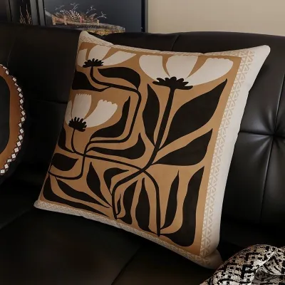 Sarung Bantal Retro Nordik/sarung Bantal Dekoratif Mewah Rumah/sarung Bantal Sofa 45x45cm