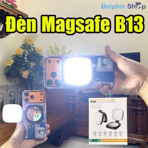Đèn Magsafe B13 – Đèn Led Trợ Sáng Kiêm Gương Trang Điểm 2 Trong 1