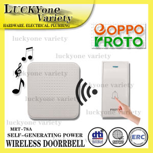 WIRELESS DOORBELL SELF-GENERATINGPOWER MRT78A rROTO
