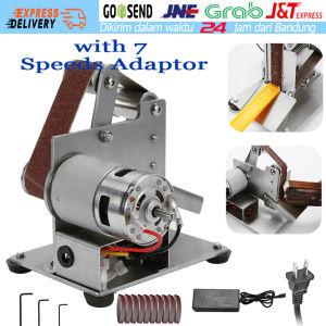 Desktop Grinder Mini Electric Belt Sander DIY Polishing Machine Mesin Amplas Genggam Alat DIY