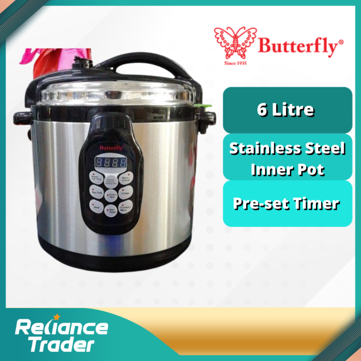 BUTTERFLY ELECTRIC PRESSURE COOKER BPC-5069 6L Aluminum Pressure