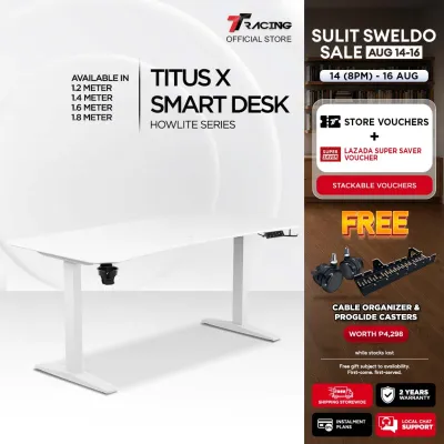 TTRacing Titus X Smart Desk Ergonomic Standing Desk Electric Height Adjustable PC Gaming Desk Table