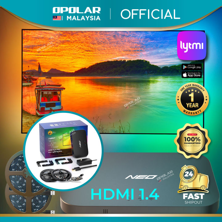 Light Mi NEO Immersion TV LED Backlights with Sync Box, Auto ...