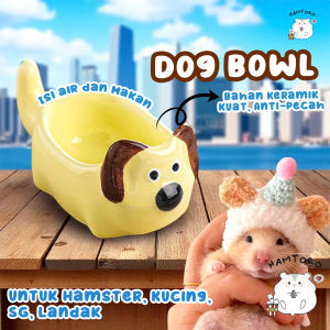 Hamtoro / Dog Bowl / Tempat Makan Hamster Kucing Sugar Glider / Tempat Makan dan Minum Hewan