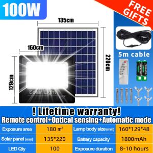 🔥Ship in 12 Hour+Buy1Take1🔥 2025 New 1000W Solar Warm Light Outdoor Solar Flood Light Solar Garden Light Solar Spotlight LED Outdoor Solar Light Solar Led Light Solar Panel  Ip67 Waterproof 太阳能户外暖光灯