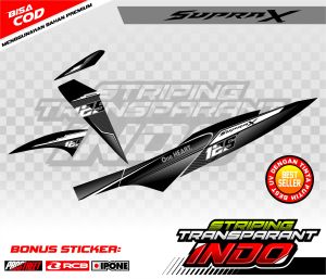STRIPING VARIASI MOTOR HONDA SUPRA X 125 / STICKER LIST VARIASI MOTOR SUPRA X 125