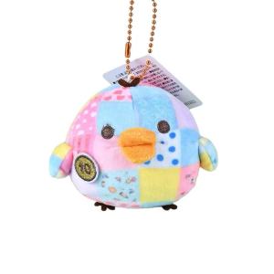 12cm Patchwork Limited Rilakkuma bear Plush Keychain Kiiroitori Doll Pendant Cute Relax bear Cartoon Decoration Holiday Gift2026